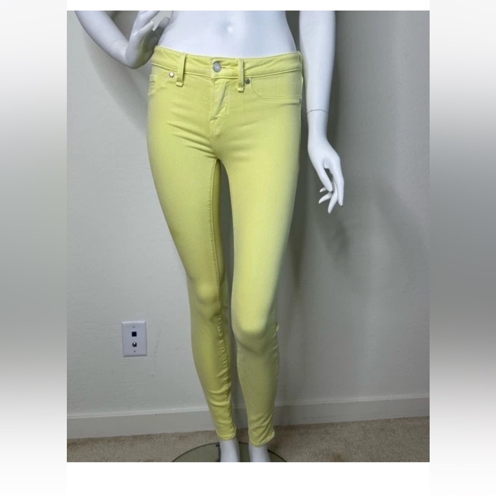 MARC JACOBS YELLOW SORBET STICK SKINNY JEANS SZ 25